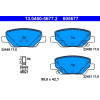 ATE | Bremsbelagsatz, Scheibenbremse | 13.0460-5677.2
