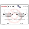 Brembo | Bremsbelagsatz, Scheibenbremse | P 23 138