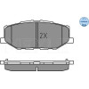 Meyle | Bremsbelagsatz, Scheibenbremse | 025 215 6816