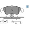 Meyle | Bremsbelagsatz, Scheibenbremse | 025 247 4319/PD