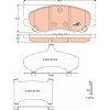 TRW | Bremsbelagsatz, Scheibenbremse | GDB4142