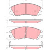TRW | Bremsbelagsatz, Scheibenbremse | GDB3299