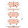 TRW | Bremsbelagsatz, Scheibenbremse | GDB1737