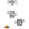 NRF | Thermostat, Kühlmittel | 725091