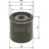 BOSCH 0 986 452 028 Ölfilter