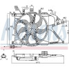 Nissens | Lüfter, Motorkühlung | 85196