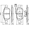 BOSCH | Bremsbelagsatz, Scheibenbremse | 0 986 494 680