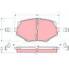 TRW | Bremsbelagsatz, Scheibenbremse | GDB3103