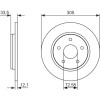 BOSCH | Bremsscheibe | 0 986 479 050