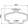 Hella Pagid | Bremsbelagsatz, Scheibenbremse | 8DB 355 012-671