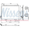 Nissens | Kondensator, Klimaanlage | 94285