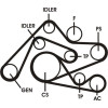 ContiTech | Keilrippenriemensatz | 6PK2404D2