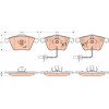 TRW | Bremsbelagsatz, Scheibenbremse | GDB1554