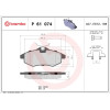 Brembo | Bremsbelagsatz, Scheibenbremse | P 61 074