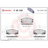 Brembo | Bremsbelagsatz, Scheibenbremse | P 59 033