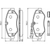 BOSCH | Bremsbelagsatz, Scheibenbremse | 0 986 494 334