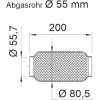 Ernst | Flexrohr, Abgasanlage | 460057