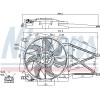 Nissens | Lüfter, Motorkühlung | 85179
