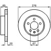 BOSCH | Bremsscheibe | 0 986 479 B53