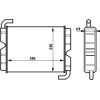 Mahle | Wärmetauscher, Innenraumheizung | AH 45 000S