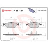 Brembo | Bremsbelagsatz, Scheibenbremse | P 85 127