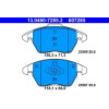 ATE | Bremsbelagsatz, Scheibenbremse | 13.0460-7285.2
