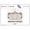 Brembo | Bremsbelagsatz, Scheibenbremse | P 65 016