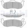 Delphi | Bremsbelagsatz, Scheibenbremse | LP1975