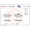 Brembo | Bremsbelagsatz, Scheibenbremse | P 50 100