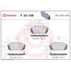 Brembo | Bremsbelagsatz, Scheibenbremse | P 30 039