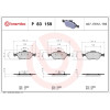 Brembo | Bremsbelagsatz, Scheibenbremse | P 83 159