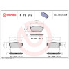 Brembo | Bremsbelagsatz, Scheibenbremse | P 79 012