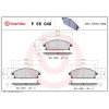 Brembo | Bremsbelagsatz, Scheibenbremse | P 56 040