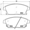 Brembo | Bremsbelagsatz, Scheibenbremse | P 59 077