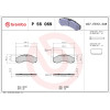 Brembo | Bremsbelagsatz, Scheibenbremse | P 56 069