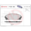 Brembo | Bremsbelagsatz, Scheibenbremse | P 83 145