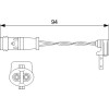 BOSCH 1 987 474 553 Warnkontakt, Bremsbelagverschleiß