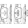 BOSCH | Bremsbelagsatz, Scheibenbremse | 0 986 494 696