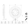 BOSCH 0 986 479 776 Bremsscheibe VORNE Ø 256mm Belüftet