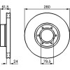 BOSCH | Bremsscheibe | 0 986 478 745