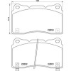 Brembo | Bremsbelagsatz, Scheibenbremse | P 28 099