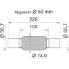 Ernst | Flexrohr, Abgasanlage | 460088