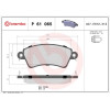 Brembo | Bremsbelagsatz, Scheibenbremse | P 61 065