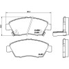 Brembo | Bremsbelagsatz, Scheibenbremse | P 28 024