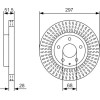 BOSCH | Bremsscheibe | 0 986 479 B15