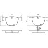 Brembo | Bremsbelagsatz, Scheibenbremse | P 06 053