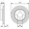 BOSCH | Bremsscheibe | 0 986 479 535