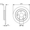 BOSCH | Bremsscheibe | 0 986 479 A92