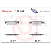 Brembo | Bremsbelagsatz, Scheibenbremse | P 68 059