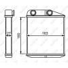 NRF | Wärmetauscher, Innenraumheizung | ohne Befestigungsmaterial | 54310